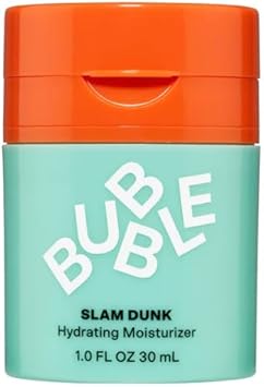 Bubble Skincare Slam Dunk Hydrating Face Moisturizer, for Normal to Dry Skin, 1.0fl oz / 30ml