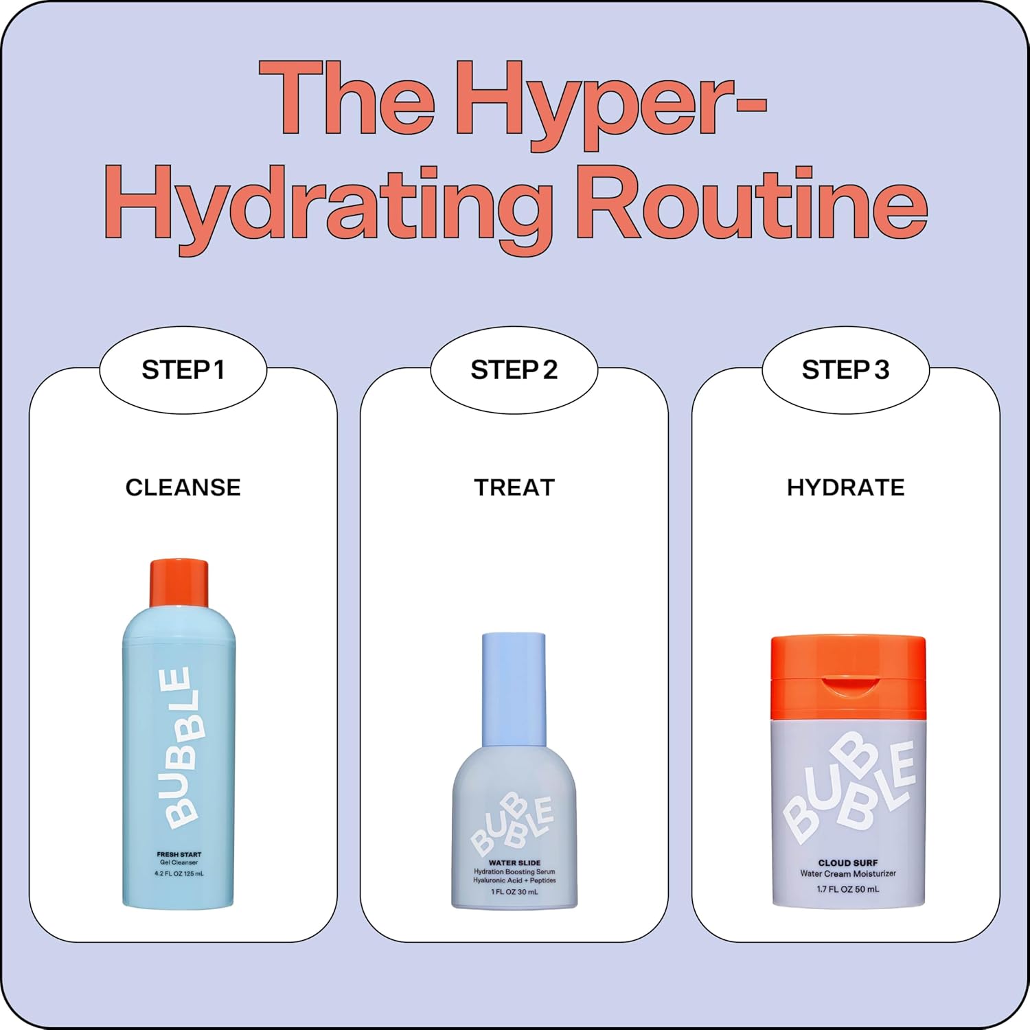 Bubble Skincare Water Slide Hydration Boosting Serum Hyaluronic Acid - 30 ml